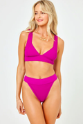 LSPACE Hailey Top Berry