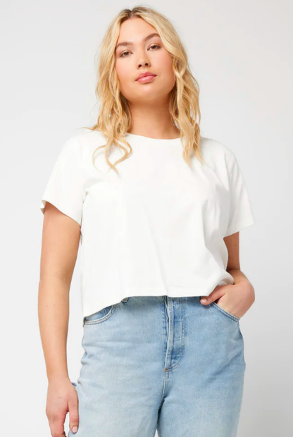 LSPACE ALL DAY TOP SHORT SLEEVE CREAM