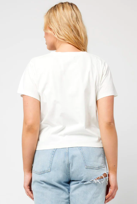 LSPACE ALL DAY TOP SHORT SLEEVE CREAM