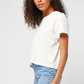 LSPACE ALL DAY TOP SHORT SLEEVE CREAM