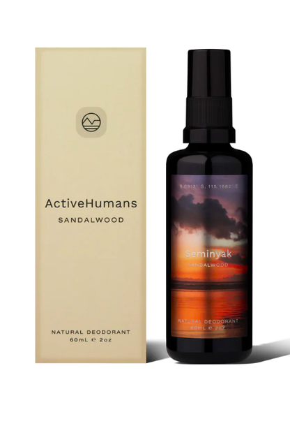 ACTIVE HUMANS NATURAL DEODORANT SANDALWOOD 60 ML