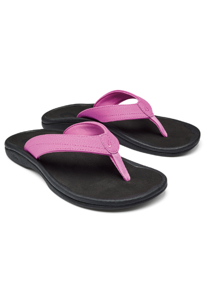 OLUKAI 'OHANA SANDALS DRAGON FRUIT/BLACK