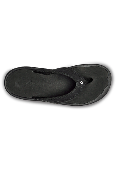 OLUKAI 'OHANA SANDALS BLACK/BLACK