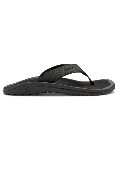 OLUKAI 'OHANA SANDALS BLACK/BLACK