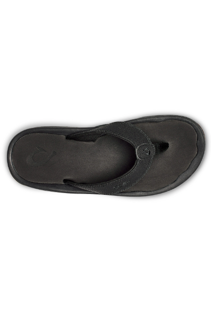 OLUKAI 'OHANA SANDALS BLACK/BLACK