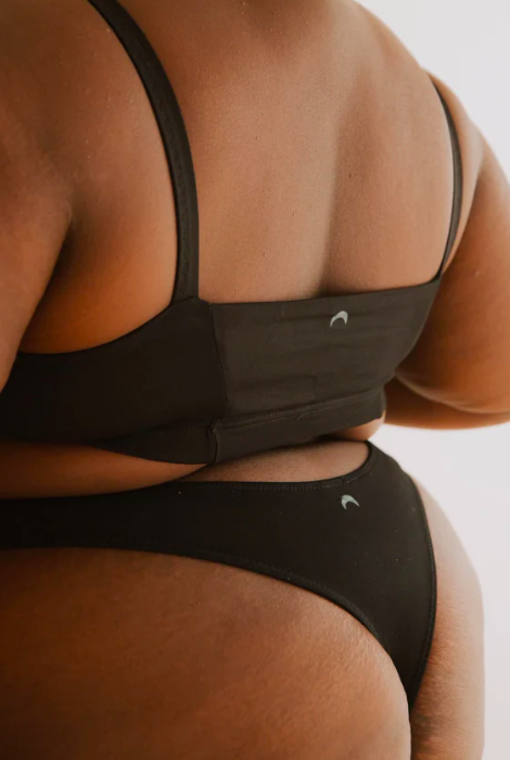 Huha High Rise Mineral Thong - Black