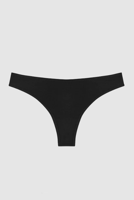Huha Low Profile Thong - Black