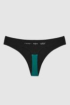 TANGA HUHA DE PERFIL BAJO NEGRO