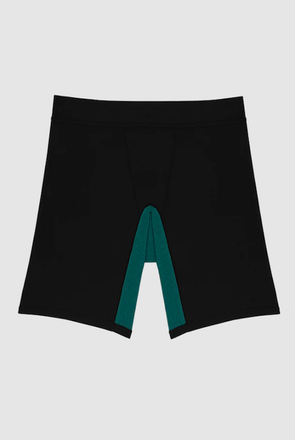 HUHA MINERAL UNDIES LONG BOXER BLACK