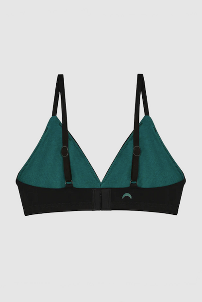 HUHA MINERAL UNDIES TRIANGLE BRA BLACK