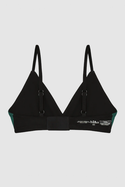 HUHA MINERAL UNDIES TRIANGLE BRA BLACK