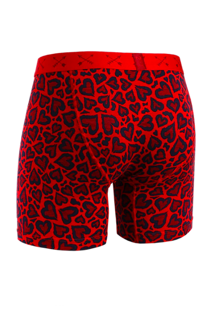 2UNDR SWING SHIFT 6" BOXER BRIEF LUV LEOPARD