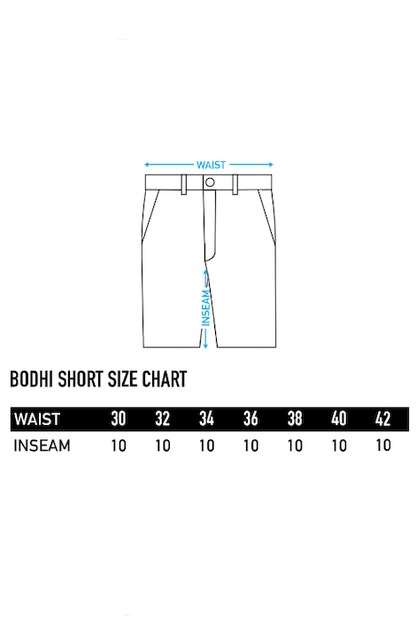 2UNDR THE BODHI HYBRID SHORT LIGHT BLUE