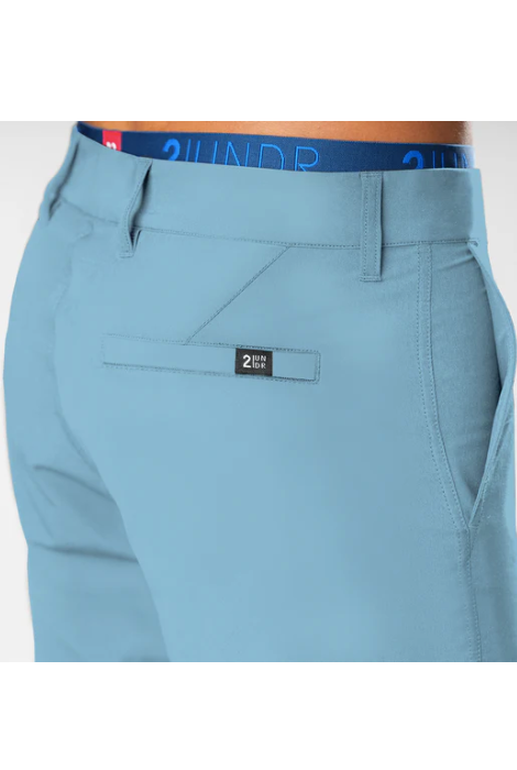 2UNDR THE BODHI HYBRID SHORT LIGHT BLUE