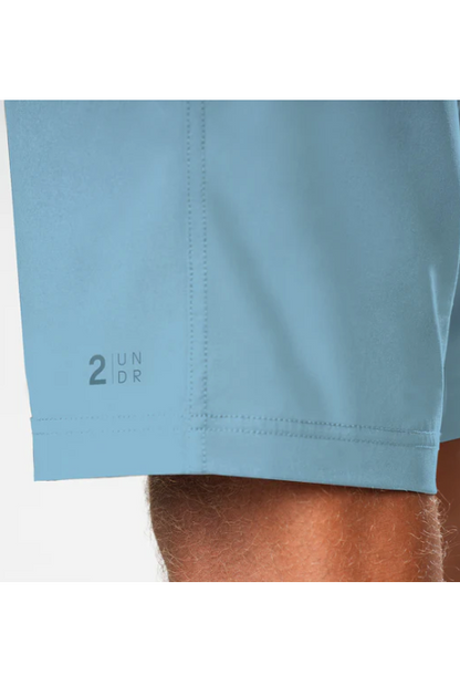 2UNDR THE BODHI HYBRID SHORT LIGHT BLUE