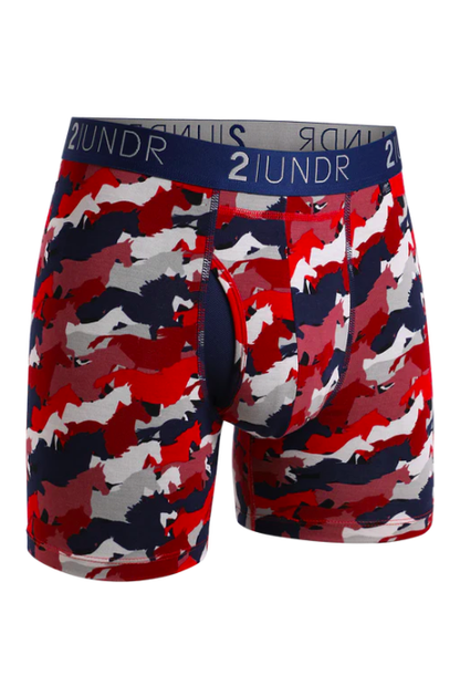 2UNDR SWING SHIFT 6" BOXER BRIEF STAMPEDE