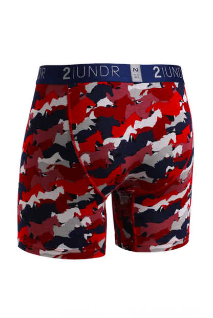 2UNDR SWING SHIFT 6" BOXER BRIEF STAMPEDE