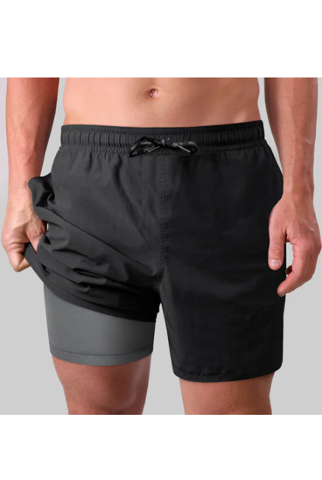 2UNDR JUICY SWIM SHORT BLACK