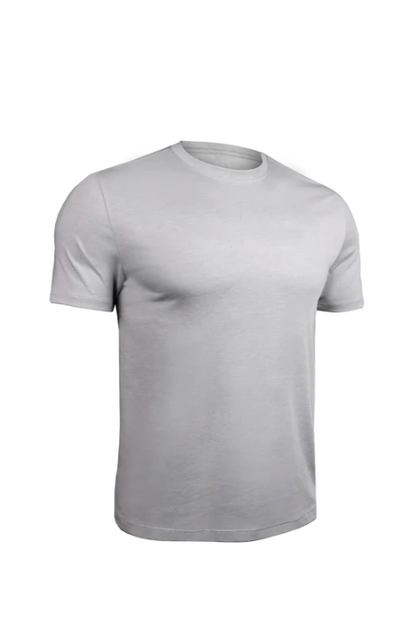 2UNDR ALL DAY CREW TEE HEATHERED GREY