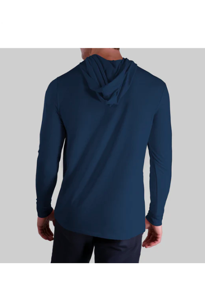 2UNDR LUXURY HOODED LONG SLEEVE PACIFIC NAVY