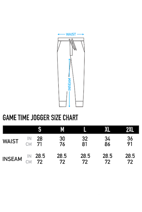 2UNDR Game Time Jogger Black
