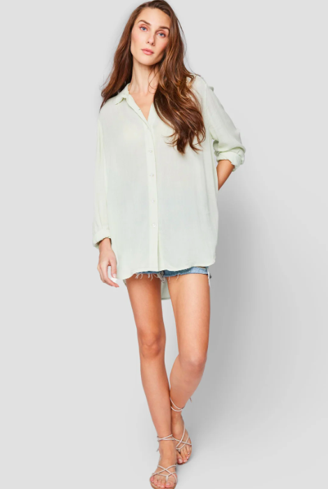 GENTLE FAWN RINA BUTTON DOWN SHIRT LIME