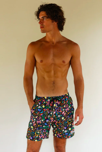 KULANI KINIS MEN'S SWIM TRUNKS MIDNIGHT DRIVE