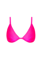 Kulani Kinis Underwire Triangle D+ Cup Top - Posh Pink, front product view