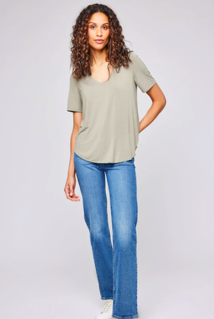 GENTLE FAWN LEWIS T SHIRT - SAGE