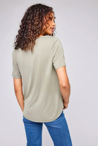 GENTLE FAWN LEWIS T SHIRT - SAGE