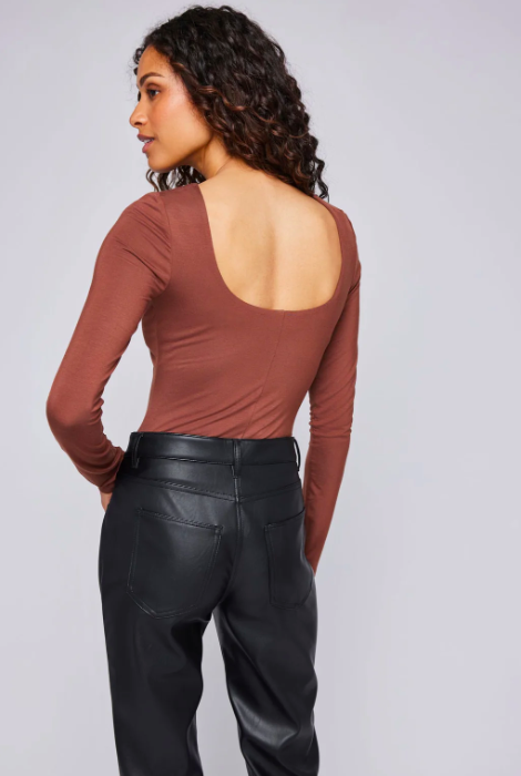 GENTLE FAWN NADIRA TOP - COGNAC