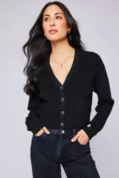 GENTLE FAWN ORVILLE CARDIGAN - BLACK