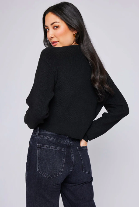 GENTLE FAWN ORVILLE CARDIGAN - BLACK