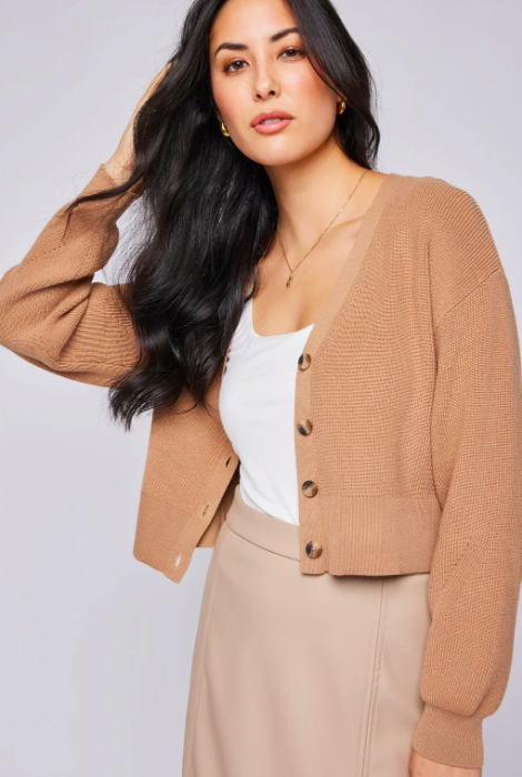 GENTLE FAWN ORVILLE CARDIGAN - CASHEW