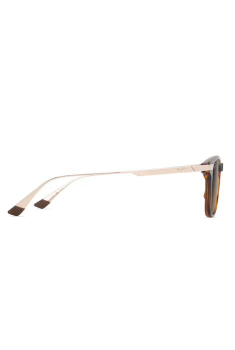 MAUI JIM MANA'OLANA - SHINY DARK HAVANA WITH GOLD/HCL BRONZE