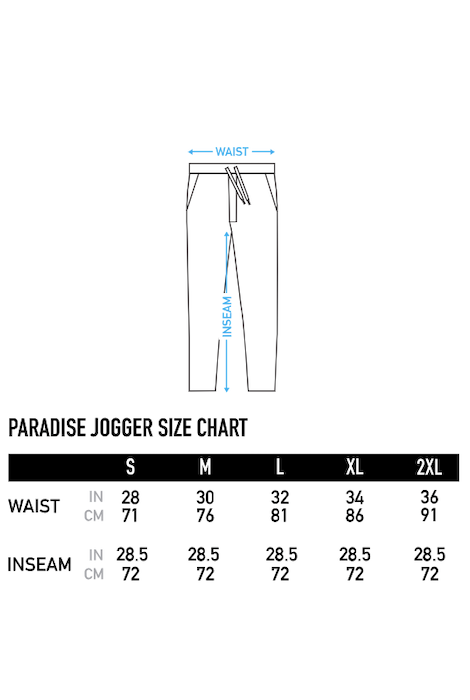 2UNDR PARADISE JOGGER SAVARY BLEU