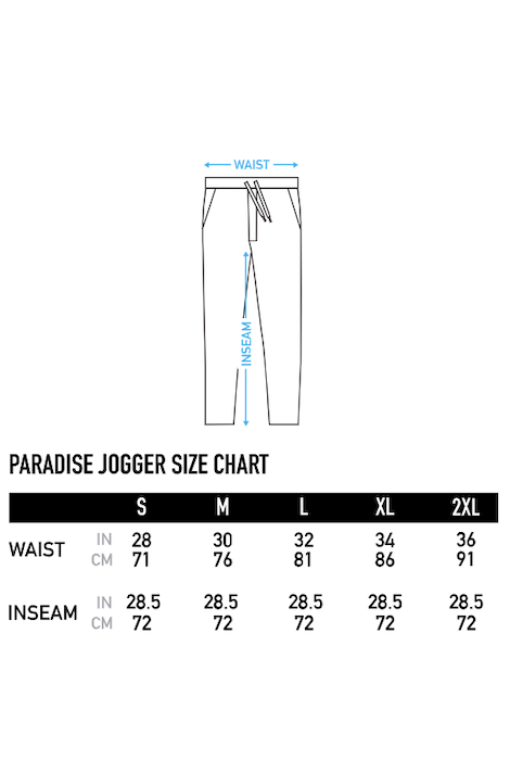 2UNDR Paradise Jogger Savary Blue