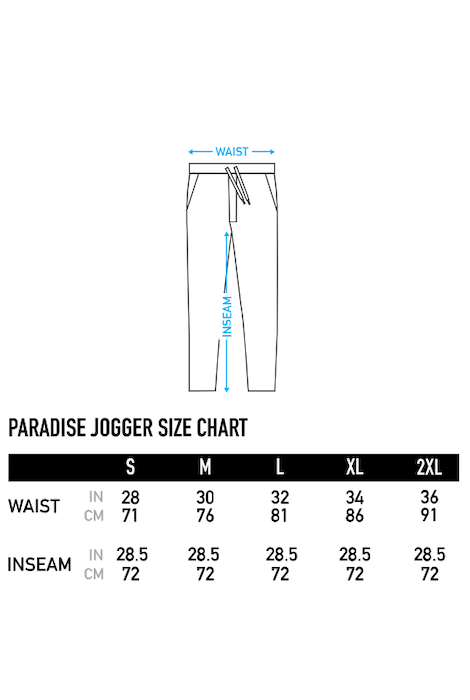 2UNDR Paradise Jogger Black