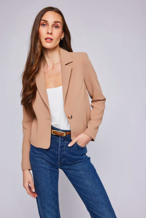 GENTLE FAWN MOIRA BLAZER - CASHEW