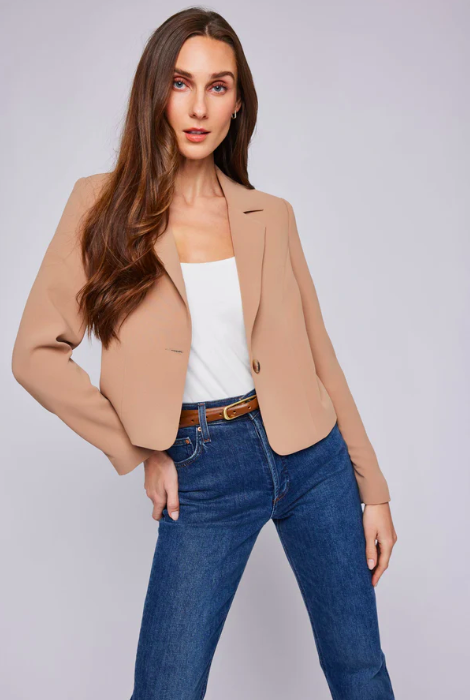 GENTLE FAWN MOIRA BLAZER - CASHEW