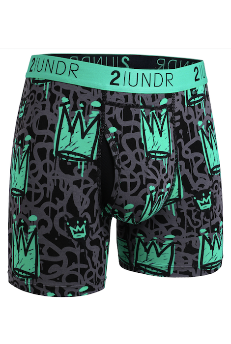 2UNDR SWING SHIFT 6" BOXER BRIEF CROWNS