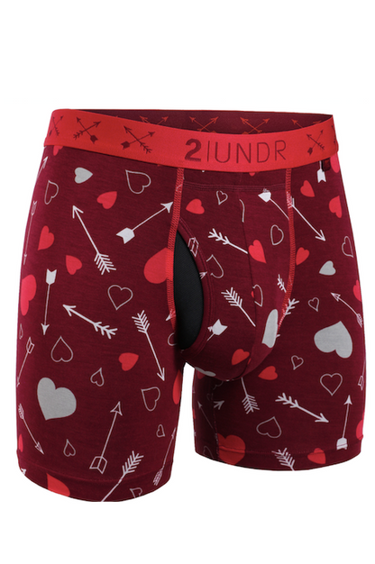 2UNDR SWING SHIFT 6" BOXER BRIEF CUPID