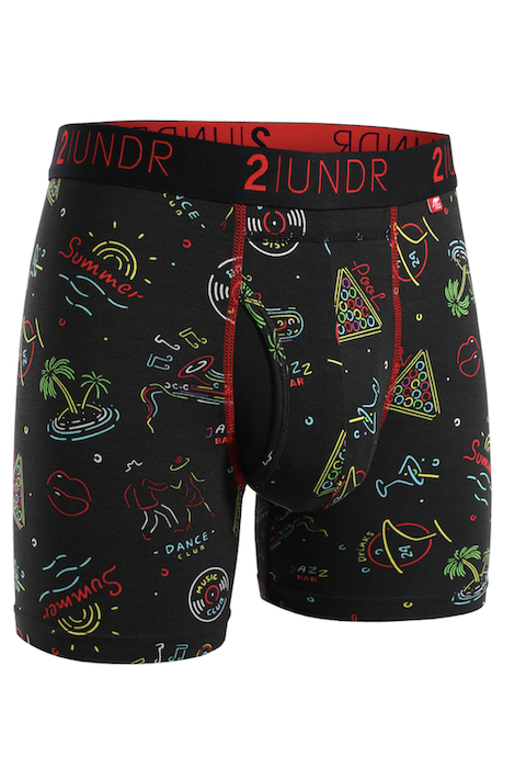 2UNDR SWING SHIFT 6" BOXER BRIEF VEGAS BABY