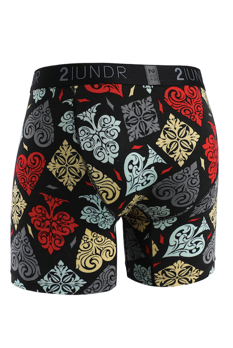 2UNDR SWING SHIFT 6" BOXER BRIEF SPADES