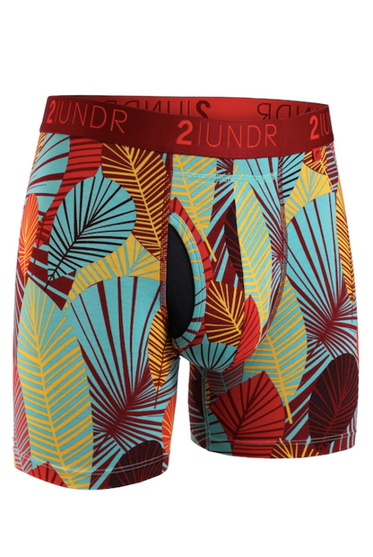 2UNDR SWING SHIFT 6" BOXER BRIEF - TROPICANA