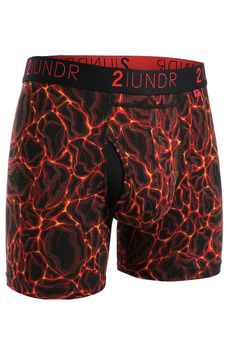 2UNDR SWING SHIFT SHIFT 6" BOXER BRIEF INFERNO