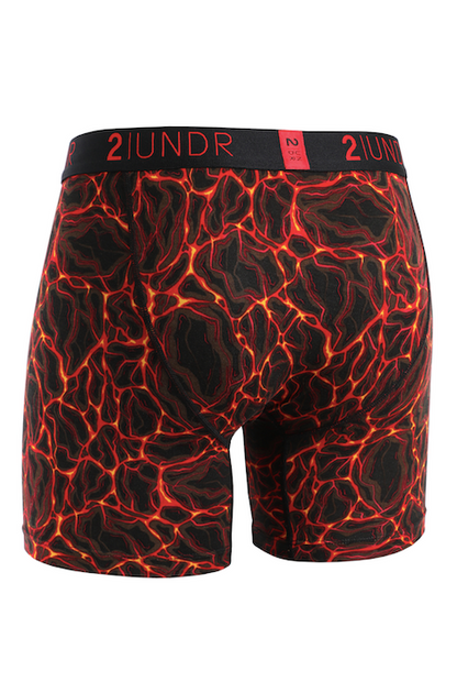 2UNDR SWING SHIFT SHIFT 6" BOXER BRIEF INFERNO