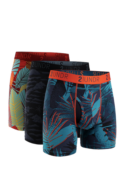 2UNDR 3 PACK SWING SHIFT PRINT MIAMI/MOONLIT/TROPIC