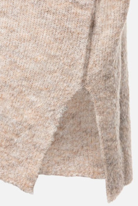 Kuwalla Tee Boucle Boatneck Sweater - Melange Beige