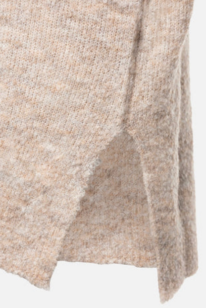 Kuwalla Tee Boucle Boatneck Sweater - Melange Beige